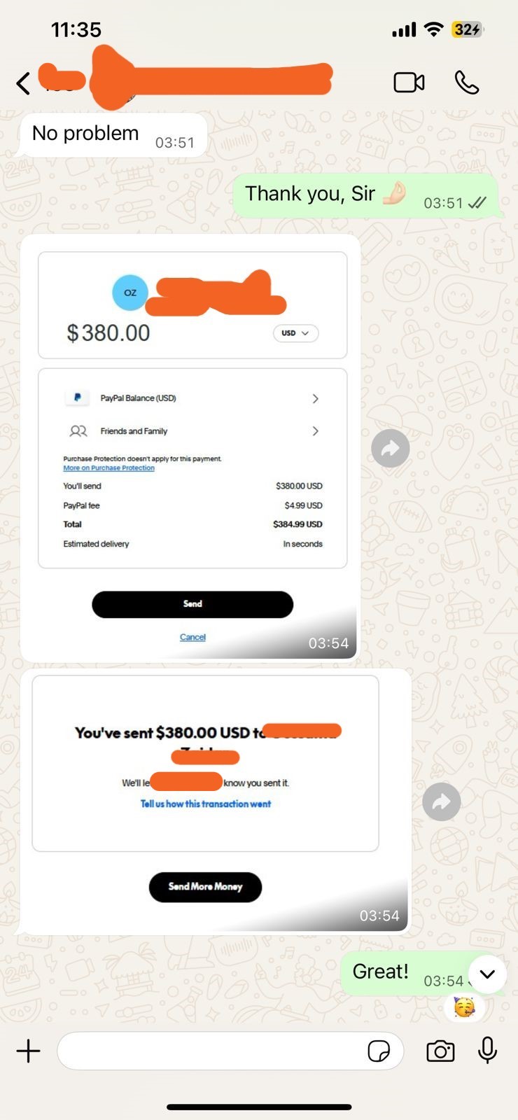 review our client