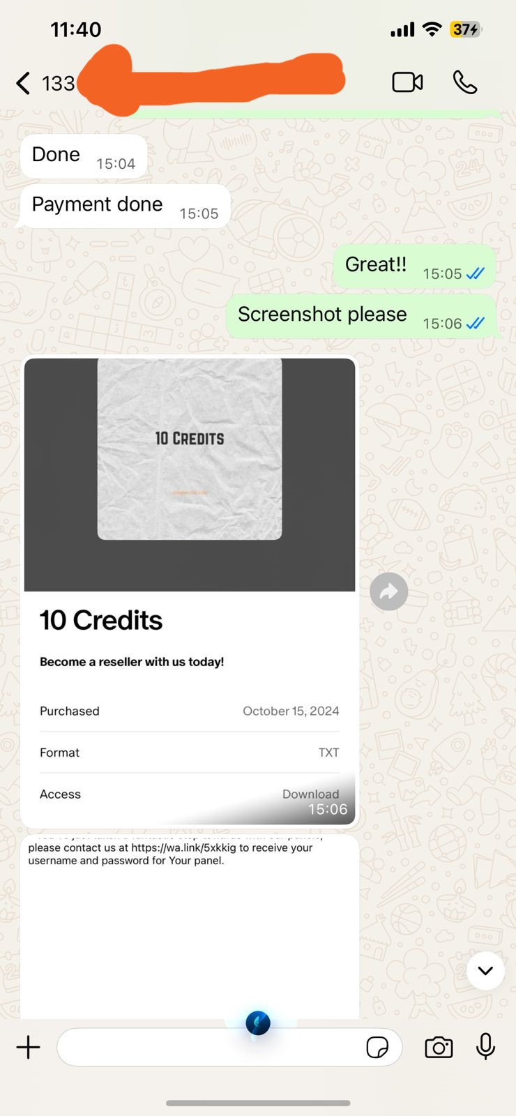 review our client